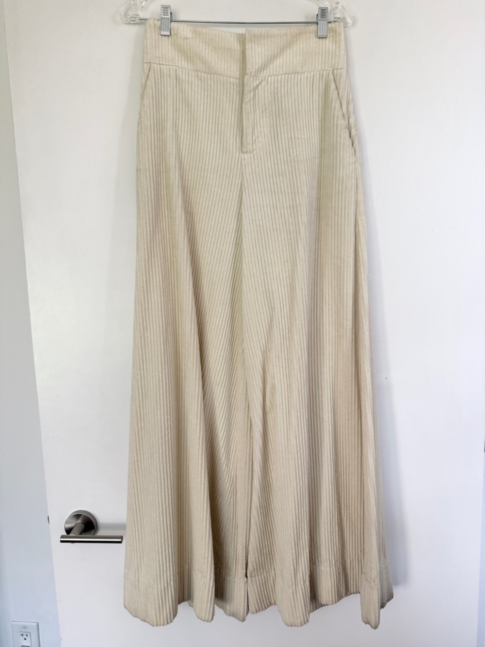 Marni off white wide leg corduroy palazzo pants Size 4
